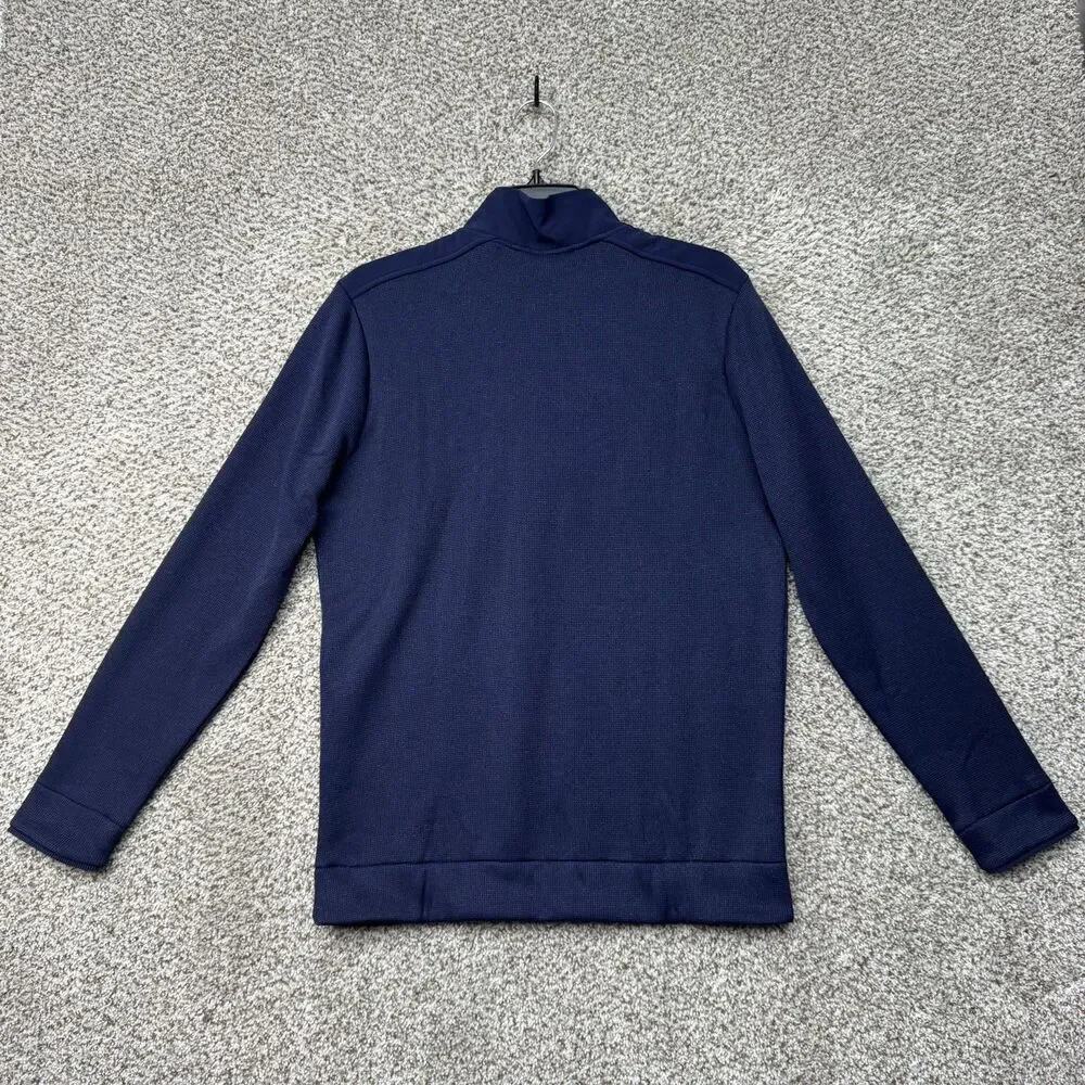 Under Armour Storm Sweater Men's Small‎ Blue 1/2 Zip Fleece Pullover Golf New